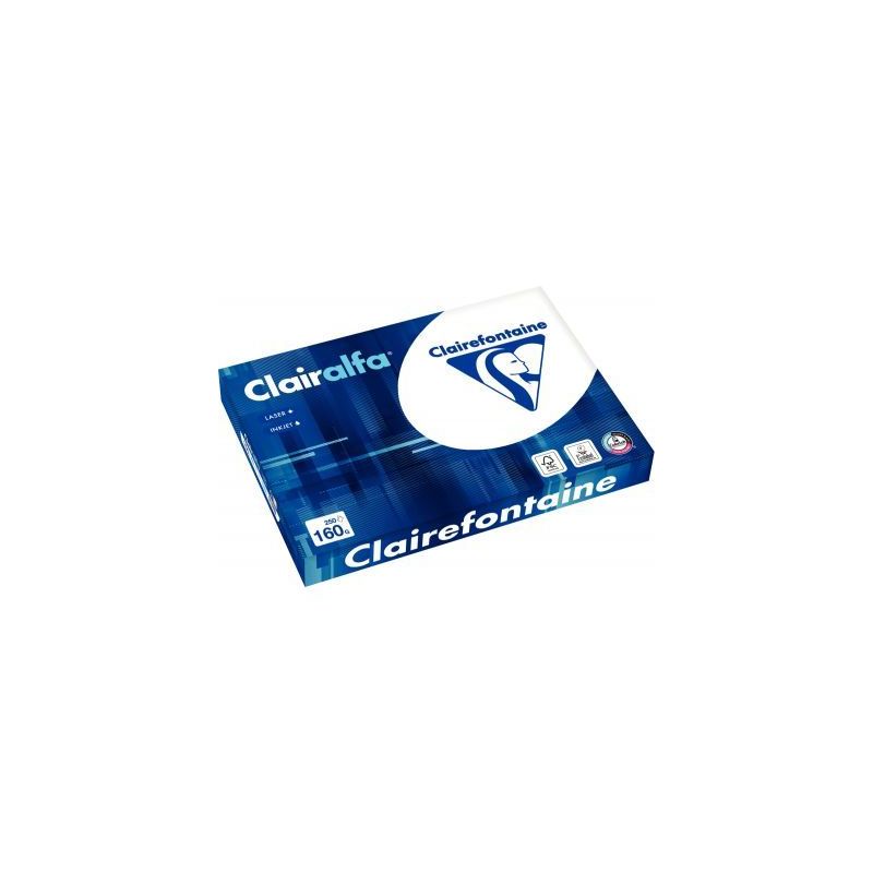 Achetez Clairefontaine ramette 250 feuilles A3 Clairalfa blanc 160g 2619 pas cher sur Ma Rentrée Sc..