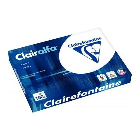 Achetez Clairefontaine ramette 250 feuilles A3 Clairalfa blanc 160g 2619 pas cher sur Ma Rentrée Sc..