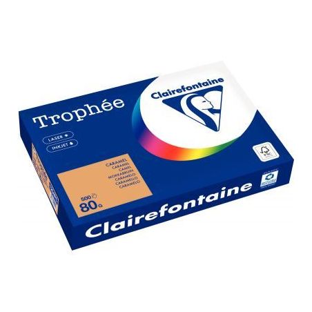 Achetez Carton de 3 ramettes de 500 feuilles format A3 80g caramel 36811 X3 TROPHEE CLAIREFONTAINE p..