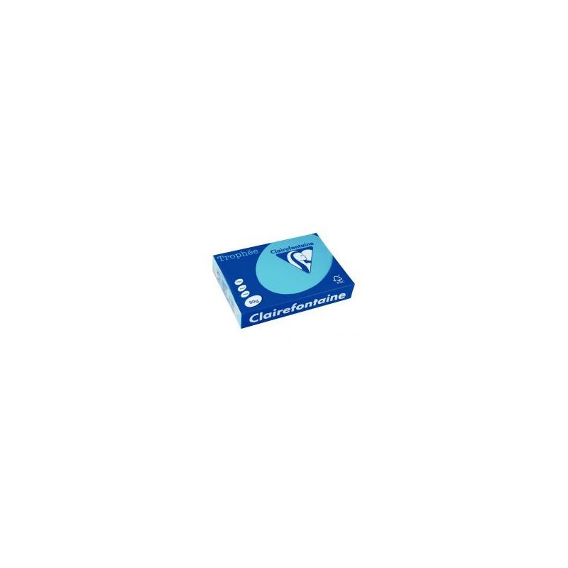 Achetez CLAIREFONTAINE Ramette de 500 feuilles papier couleur TROPHEE 80 grammes format A4 Bleu turq.. Achetez CLAIREFONTAINE Ramette de 500 feuilles papier couleur TROPHEE 80 grammes format A4 Bleu turq..
