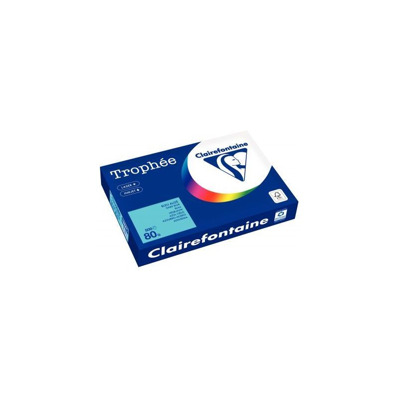 Achetez Carton de 3 ramettes de 500 feuilles format A3 80g bleu alizé 36816 X3 TROPHEE CLAIREFONTAI.. Achetez Carton de 3 ramettes de 500 feuilles format A3 80g bleu alizé 36816 X3 TROPHEE CLAIREFONTAI..