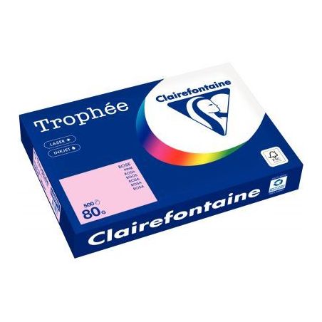 Achetez Carton de 3 ramettes de 500 feuilles format A3 80g rose CLAIREFONTAINE 15848 X3 TROPHEE CLAI..
