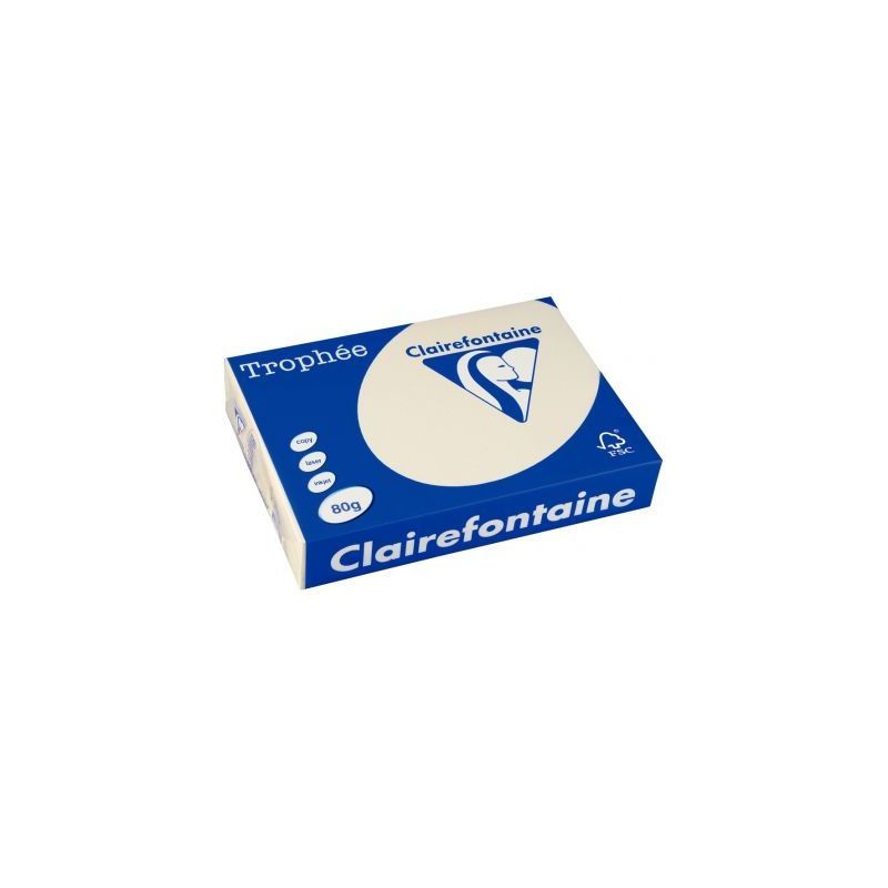 Achetez Carton de 3 ramettes de 500 feuilles format A3 80g ivoire CLAIREFONTAINE 36809 X3 TROPHEE CL.. Achetez Carton de 3 ramettes de 500 feuilles format A3 80g ivoire CLAIREFONTAINE 36809 X3 TROPHEE CL..