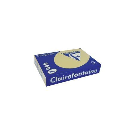 Achetez Carton de 5 ramettes de 500 feuilles format A4 80g caramel 1879PCX5 TROPHEE CLAIREFONTAINE p..