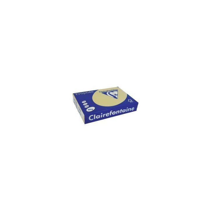Carton de 5 ramettes de 500 feuilles format A4 80g caramel 1879PCX5 TROPHEE CLAIREFONTAINE