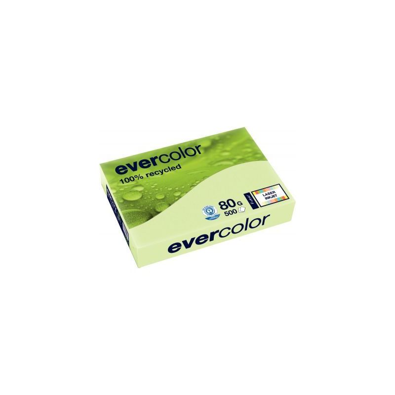 Achetez CLAIREFONTAINE Ramette de 500 feuilles papier couleur recyclé EVERCOLOR 80gr format A4 Vert.. Achetez CLAIREFONTAINE Ramette de 500 feuilles papier couleur recyclé EVERCOLOR 80gr format A4 Vert..