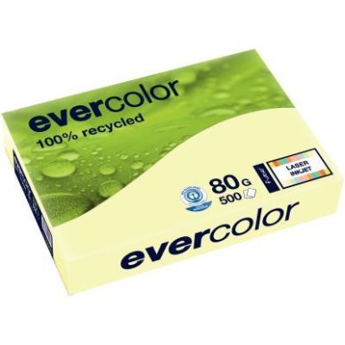 Achetez Ramette de 500 feuilles de papier recyclé 80g de format A3 jaune EVERCOLOR 30005C CLAIREFON..