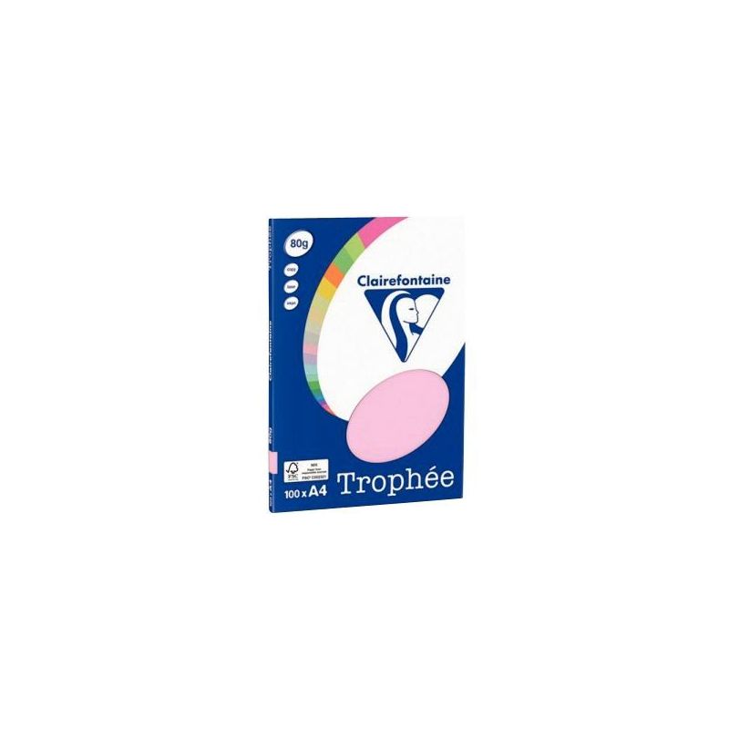 Achetez Pochette de 100 feuilles format A4 80g rose CLAIREFONTAINE 4103C TROPHEE CLAIREFONTAINE pas .. Achetez Pochette de 100 feuilles format A4 80g rose CLAIREFONTAINE 4103C TROPHEE CLAIREFONTAINE pas ..