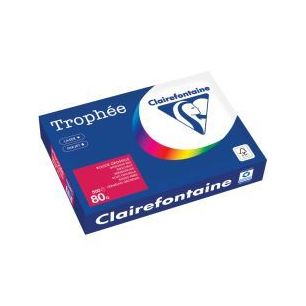 Achetez Carton de 5 ramettes de 500 feuilles format A4 80g rouge groseille 1782PCX5 TROPHEE CLAIREFO..