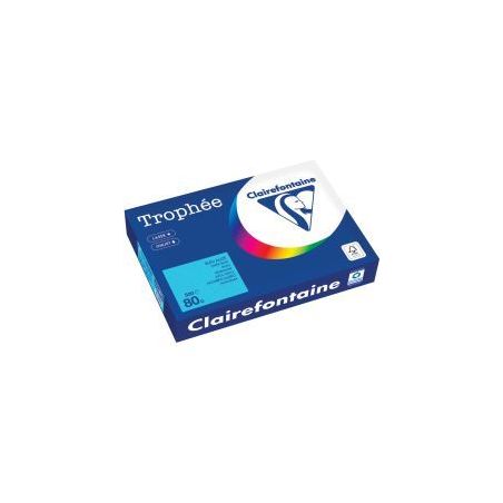 Achetez Carton  de 5 ramettes de 500 feuilles format A4 80g bleu alizé 1774PCX5 TROPHEE CLAIREFONTA..