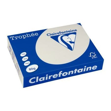 Achetez Carton de 3 ramettes format A3 80g gris CLAIREFONTAINE 36808 X3 TROPHEE CLAIREFONTAINE pas c..