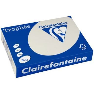 Achetez Carton de 3 ramettes format A3 80g gris CLAIREFONTAINE 36808 X3 TROPHEE CLAIREFONTAINE pas c..