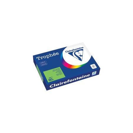 Achetez Carton de 5 ramettes de 500 feuilles format A4 80g vert CLAIREFONTAINE 1875PCX5 TROPHEE CLAI..
