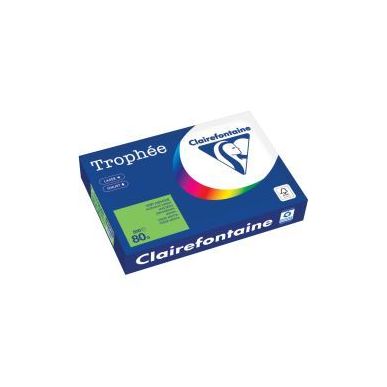 Achetez Carton de 5 ramettes de 500 feuilles format A4 80g vert CLAIREFONTAINE 1875PCX5 TROPHEE CLAI..
