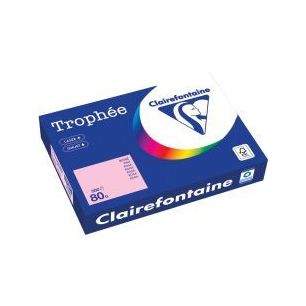 Achetez Carton de 5 ramettes de 500 feuilles format A4 80g rose CLAIREFONTAINE 1973PCX5 TROPHEE CLAI..
