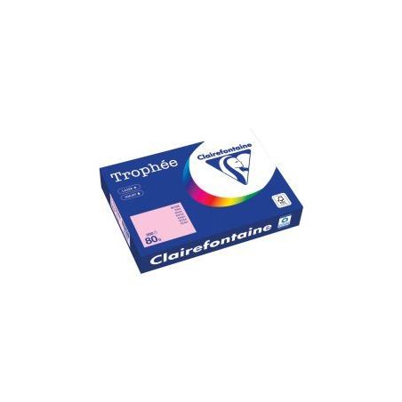 Achetez Carton de 5 ramettes de 500 feuilles format A4 80g rose CLAIREFONTAINE 1973PCX5 TROPHEE CLAI..