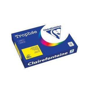 Achetez Carton de 5 ramettes de 500 feuilles format A4 80g soleil CLAIREFONTAINE 1877PCX5 TROPHEE CL..