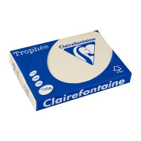 Achetez Paquet de 250 feuilles de papier 120g de format A4 ivoire TROPHEE CLAIREFONTAINE 1242C TROPH..