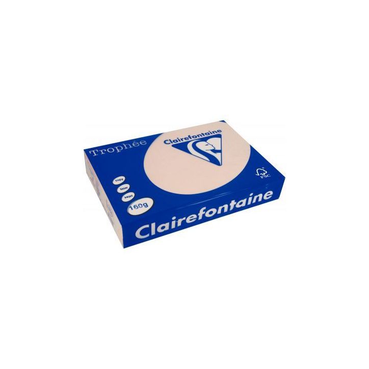 TROPHEE A4 160G FSC COULEUR PASTEL X250F SAUMON