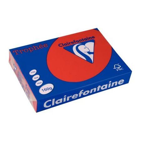 Achetez TROPHEE A4 160G FSC COULEUR VIVE X250F ROUGE GROSE pas cher sur Ma Rentrée Scolaire