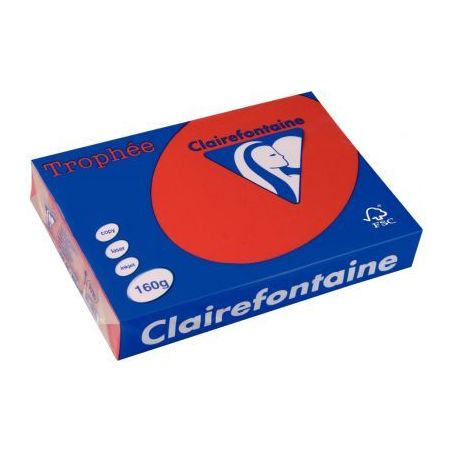 Achetez TROPHEE A3 160G COULEUR INTENSE X250F ROUGE GROSEI pas cher sur Ma Rentrée Scolaire