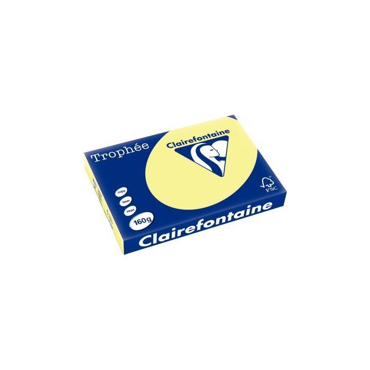 TROPHEE A3 160G COULEUR VIVE X250F JONQUILLE