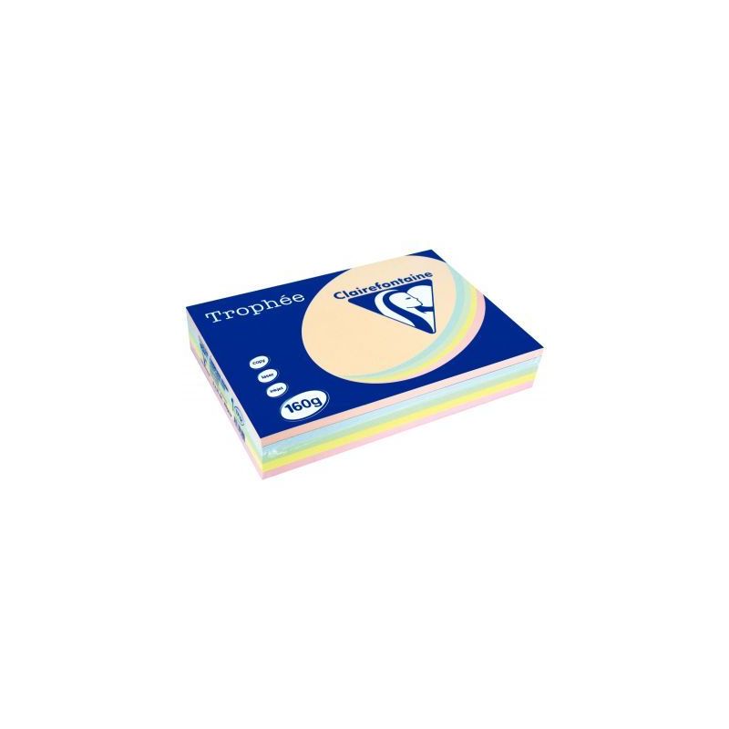 Achetez Paquet de 250 feuilles de papier 160g de format A4 assortis pastel TROPHEE CLAIREFONTAINE 17.. Achetez Paquet de 250 feuilles de papier 160g de format A4 assortis pastel TROPHEE CLAIREFONTAINE 17..