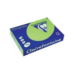 Achetez Carton de 5 ramettes de 500 feuilles format A4 80g vert fluo 2975PCX5 TROPHEE CLAIREFONTAINE..