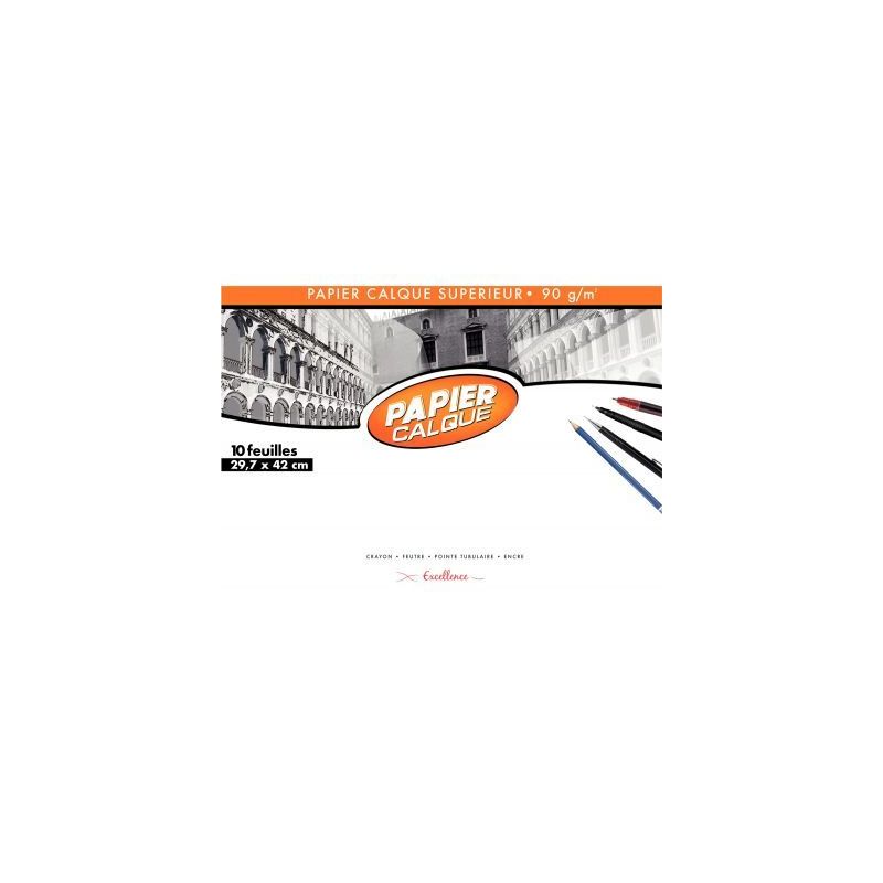 Achetez Pochette de 10 feuilles papier calque uni, 90 g 29,7x42 cm 43009MAJUSC CLAIREFONTAINE pas ch.. Achetez Pochette de 10 feuilles papier calque uni, 90 g 29,7x42 cm 43009MAJUSC CLAIREFONTAINE pas ch..