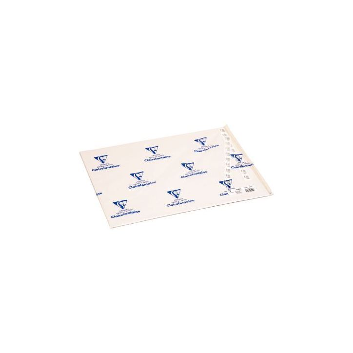 Paquet de 50 feuilles papier calque uni 50x65 cm 90 g 93950C CLAIREFONTAINE