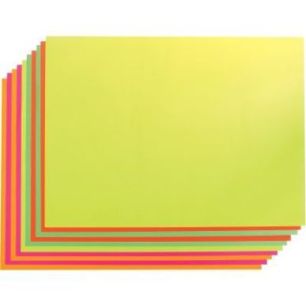 Achetez Paquet de 10 feuilles affiches 90g 60x80cm fluo assortis 293996MAJUSC CLAIREFONTAINE pas che..