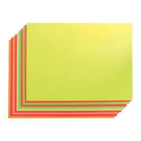Achetez Paquet de 10 feuilles affiches 90g 60x80cm fluo assortis 293996MAJUSC CLAIREFONTAINE pas che..
