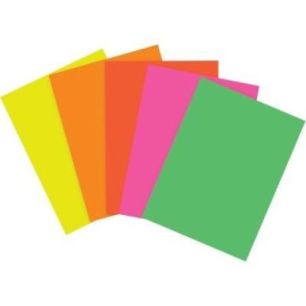 Achetez Paquet de 100 feuilles affiche 90 grammes format A4 5 couleurs fluo 93921C CLAIREFONTAINE pa..