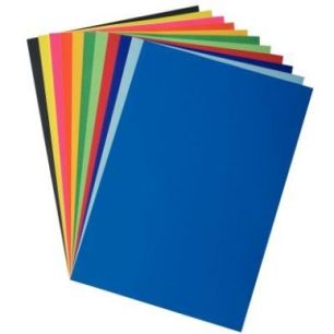 Achetez Paquet de 25 feuilles affiche couleurs éclatantes 85 g format 60x80cm rouge 2-001-10-06 pas..