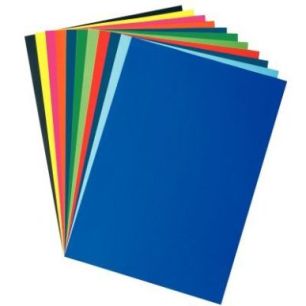 Paquet de 250 feuilles affiche couleurs éclatantes 85g format 60x80cm couleurs assorties 3-003-10-AC