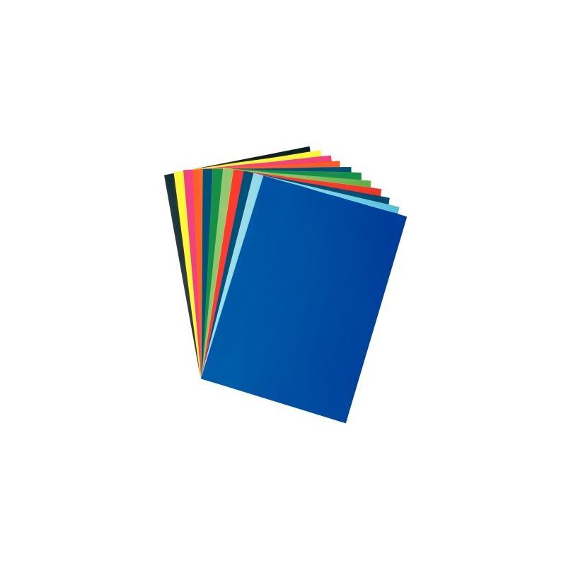 Achetez Paquet de 250 feuilles affiche couleurs éclatantes 85g format 60x80cm couleurs assorties 3-..