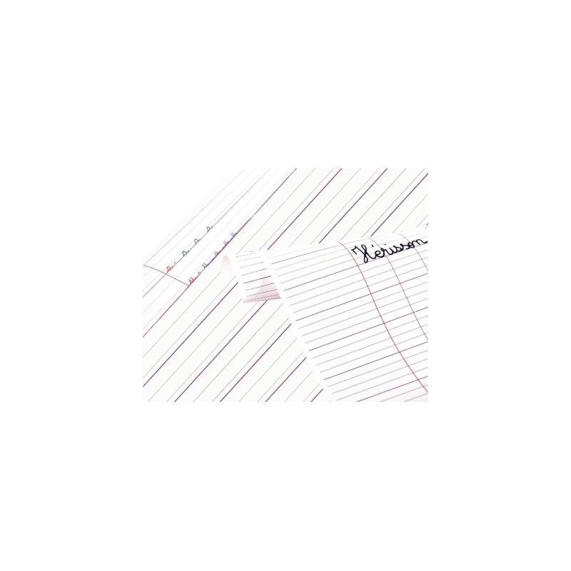 Achetez Paquet de 25 affiches imprimées, double lignes 3 mm, 60 x 80 cm 383501C CLAIREFONTAINE pas ..