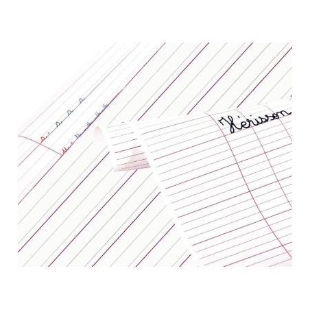 Achetez Paquet de 25 affiches imprimées, double lignes 3 mm, 60 x 80 cm 383501C CLAIREFONTAINE pas ..