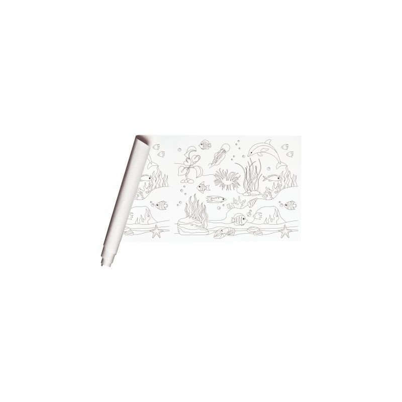 Achetez Rouleau fresque à  peindre pré-dessiné océan rouleau 10 x 0.5 m papier REH 120g 34186C ..