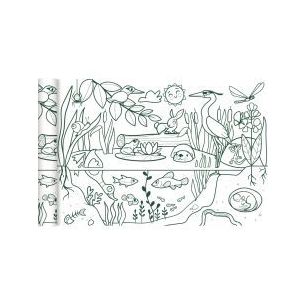 Achetez Rouleau fresque à colorier thème de l'écosystème GY078 C pas cher sur Ma Rentrée Scol..