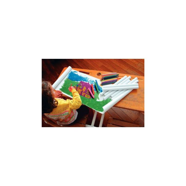Paquet de 25 feuilles papier kraft blanc 60 grammes 1 x 0,70 m 895701MAJUSC