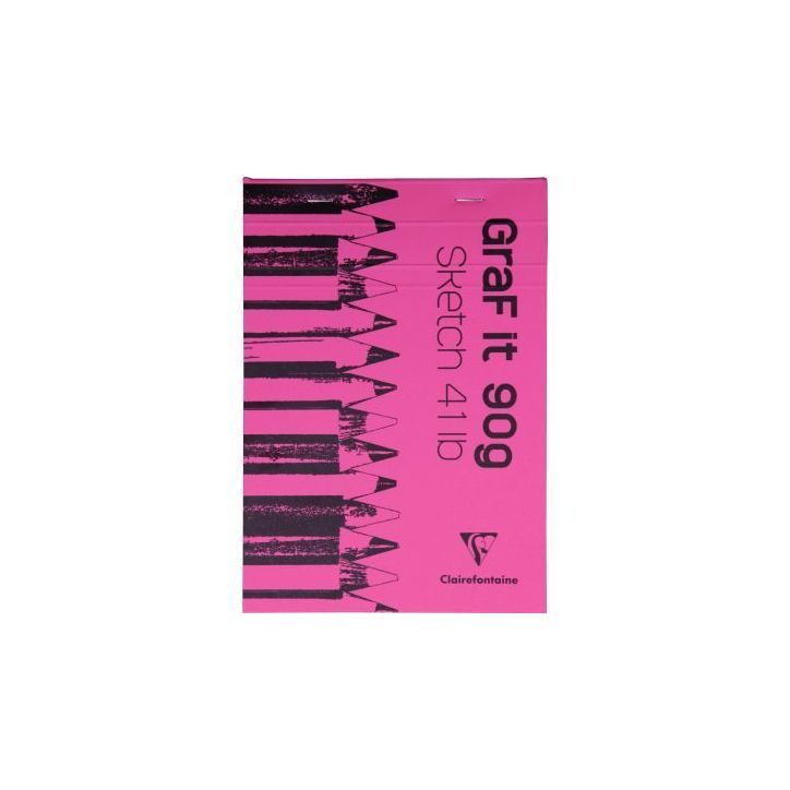 Bloc croquis blanc Graf It format 14,8 x 21 cm 96621C CLAIREFONTAINE