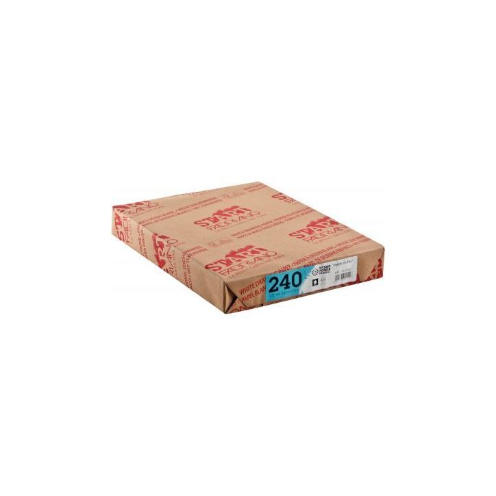 Paquet de 125 feuilles à  dessin 240g 24x32cm blanc 19100621