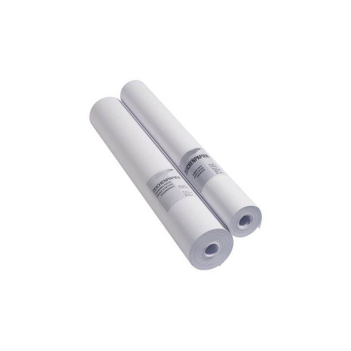 Rouleau à dessin 80g 50x0,5m blanc 8150