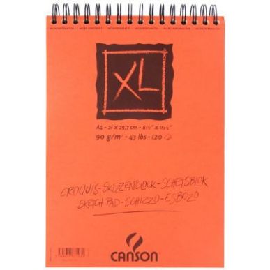 Achetez Album à  spirale Croquis XL 120 feuilles, format 21x29,7 cm 90 g C200787103 CANSON pas che..