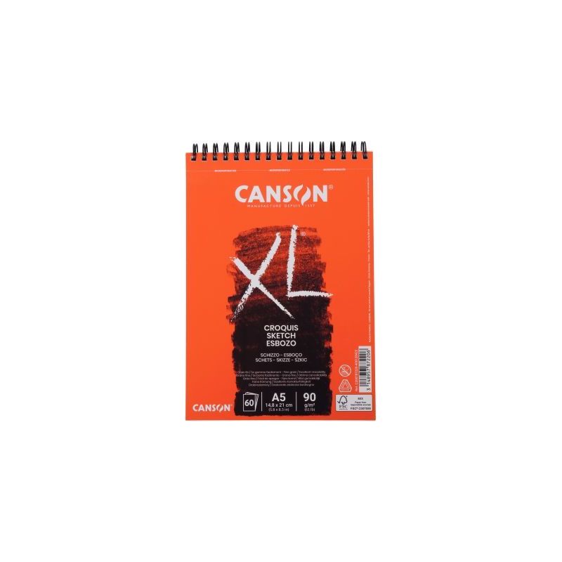 Achetez Album croquis XL Spirale petit cà´té 60 feuilles, format 14.8x21 cm, 90 g C200787220 CANS..