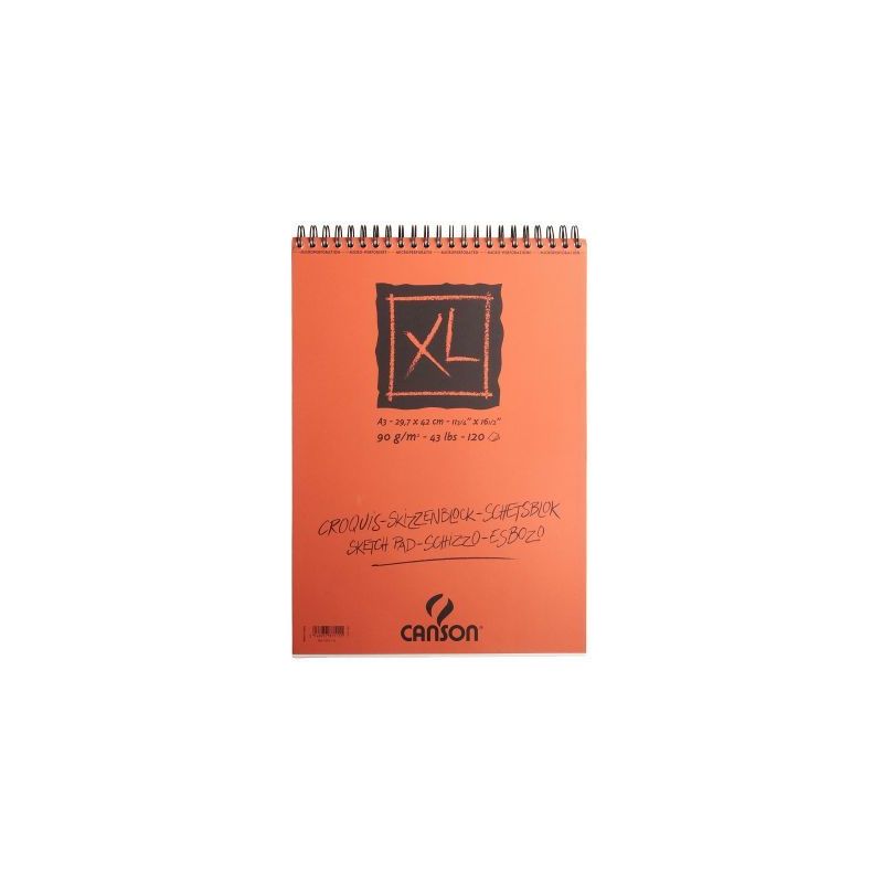 Achetez Album à spirale Croquis XL 120 feuilles, format 29,7x42 cm 90 g C200787115 CANSON pas che.. Achetez Album à spirale Croquis XL 120 feuilles, format 29,7x42 cm 90 g C200787115 CANSON pas che..