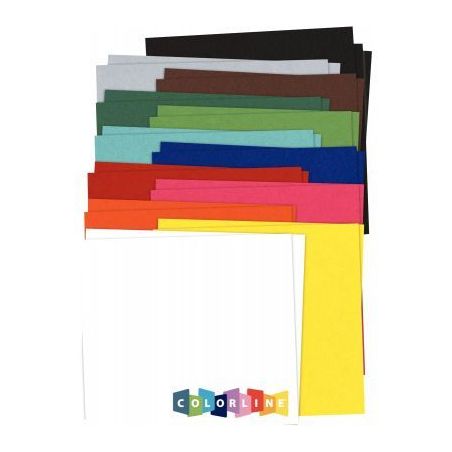 Achetez Paquet de 25 feuilles COLORLINE 50x65cm 150g coloris assortis pas cher sur Ma Rentrée Scola..