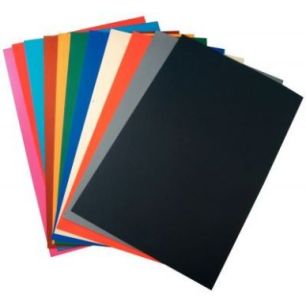 Achetez Paquet de 60 feuilles cartoline bicolore 50x32.5cm 150 g couleurs assorties 457099MAJUSC CLA..