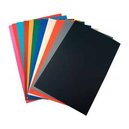 Achetez Paquet de 60 feuilles cartoline bicolore 50x32.5cm 150 g couleurs assorties 457099MAJUSC CLA..